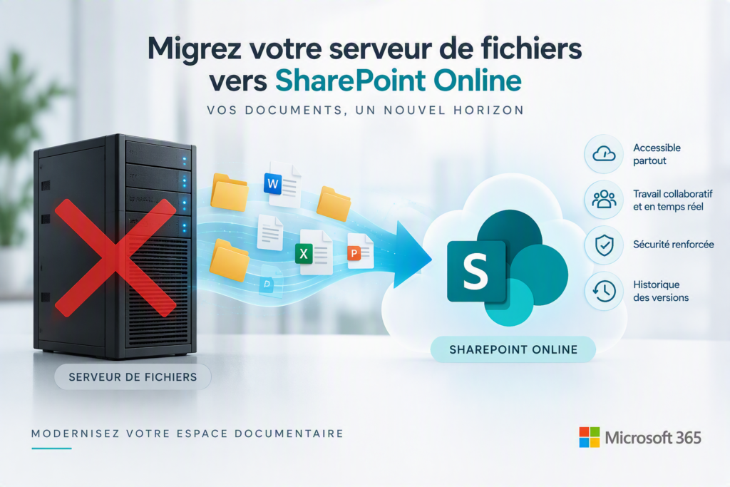 Designer Migration d'un serveur de fichiers vers SharePoint Online